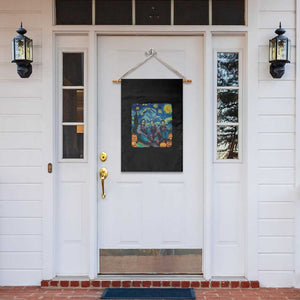 Halloween Garden Flag Scary Murderers Starry Night Pumpkin Vincent Van Gogh TS11 Print Your Wear