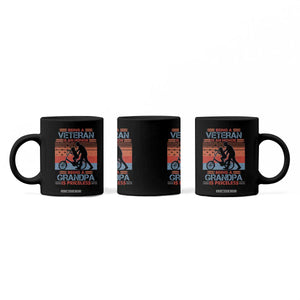 Veteran Grandpa Coffee Mug Being A Veteran Is An Honor Being A Grandpa Is Priceless TS11 Print Your Wear
