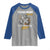 Dirt Bike Raglan Shirt You're Never Too Old To Play In The Dirt Skeleton TS11 Sport Gray Royal Print Your Wear