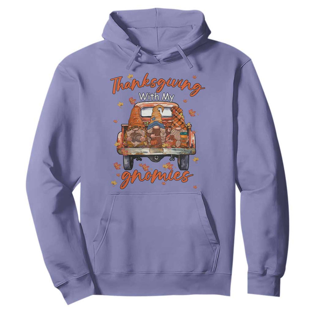 Thanksgiving Day Hoodie Thanksgiving With My Gnomies Car Fall Season TS11 Violet Print Your Wear