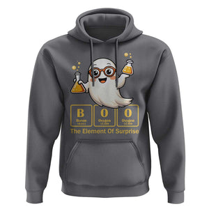 Halloween Chemistry Hoodie Boo The Element Of Surprise Ghost Nerd TS11 Charcoal Print Your Wear