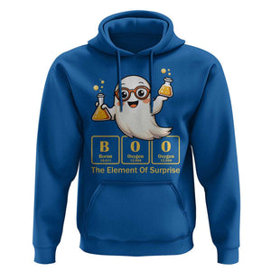 Halloween Chemistry Hoodie Boo The Element Of Surprise Ghost Nerd TS11 Royal Blue Print Your Wear