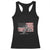 Dirt Bike Woman Rider Racerback Tank Top American Flag Motocross Biker TS11 Black Print Your Wear