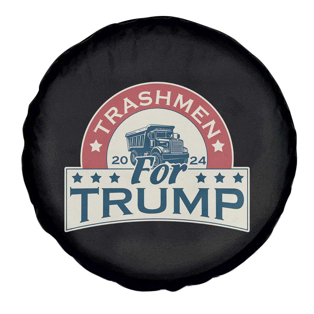 Trashmen For Trump 2024 Spare Tire Cover US Election 2024 Garbage Truck TS11 Print Your Wear
