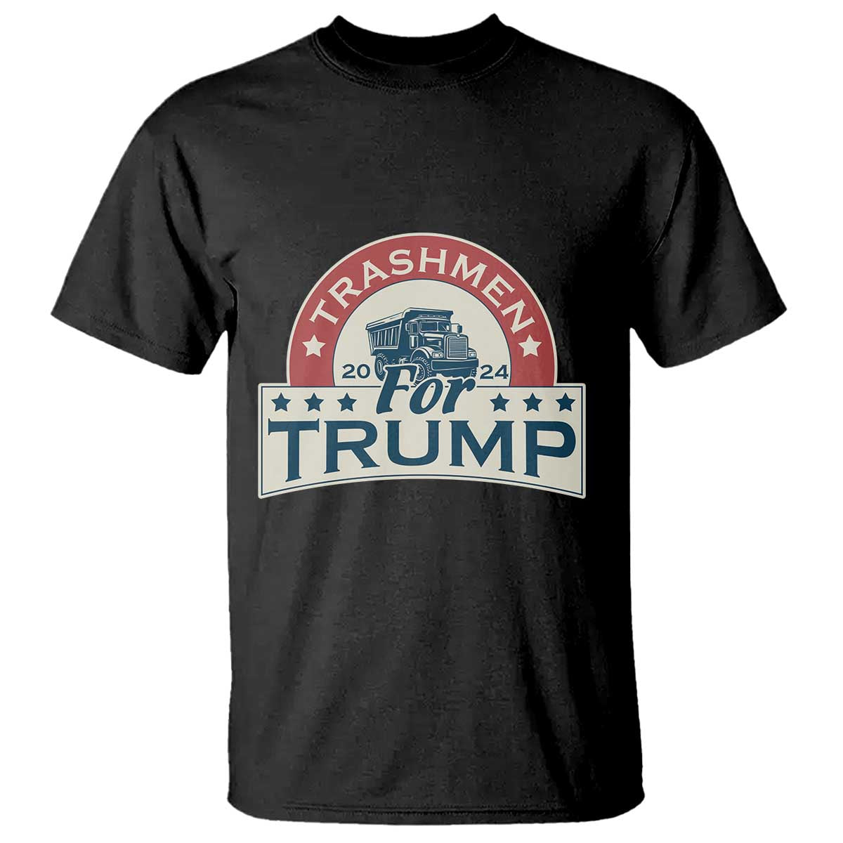 Trashmen For Trump 2024 T Shirt US Election 2024 Garbage Truck TS11 Black Print Your Wear