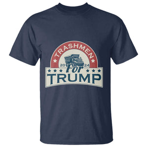 Trashmen For Trump 2024 T Shirt US Election 2024 Garbage Truck TS11 Navy Print Your Wear
