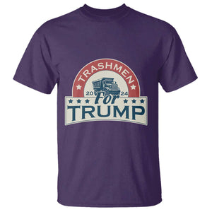 Trashmen For Trump 2024 T Shirt US Election 2024 Garbage Truck TS11 Purple Print Your Wear