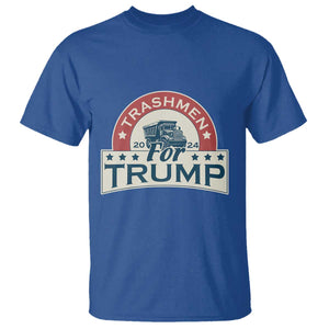 Trashmen For Trump 2024 T Shirt US Election 2024 Garbage Truck TS11 Royal Blue Print Your Wear