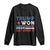 Trump Won 2024 Get Over It Long Sleeve Shirt Presidential Election TS11 Black Print Your Wear