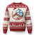 Funny Xmas Ugly Christmas Sweater Santa Tsunami Is Eating Ginger Bread Xmas TS11 Red Print Your Wear