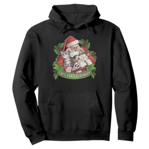 Christmas Cats Owner Hoodie Cats For Everybody Vintage Santa Mistletoe TS11 Black Print Your Wear