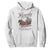 Western Christmas Hoodie Howdy Christmas Blaze The Trail To Joy Cowboy Santa TS11 White Print Your Wear