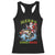 Funny Christmas Fishing Racerback Tank Top Merry Christbass Santa Xmas Tree TS11 Black Print Your Wear