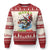 Funny Xmas Fishing Ugly Christmas Sweater Merry Christbass Santa Xmas Tree TS11 Red Print Your Wear