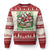 Funny Fishing Christmas Ugly Christmas Sweater Fishing You A Very Merry Fishmas Santa Hat TS11 Red Print Your Wear