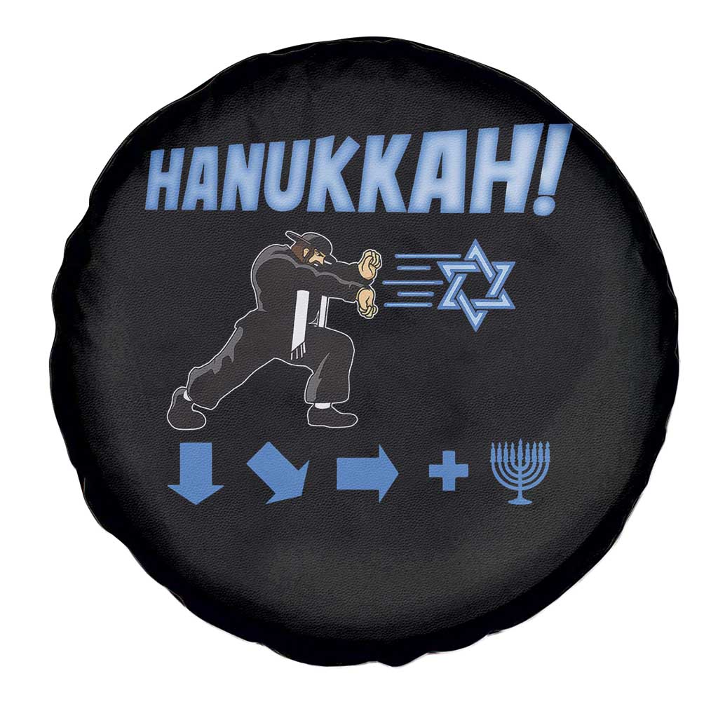 Funny Hanukkah Arcade Game Spare Tire Cover Jewish Fighter Menorah Star Of David TS11 Print Your Wear