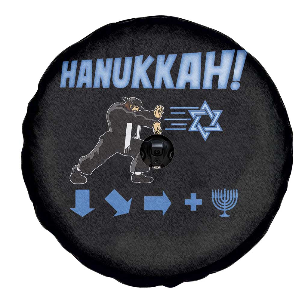 Funny Hanukkah Arcade Game Spare Tire Cover Jewish Fighter Menorah Star Of David TS11 Print Your Wear