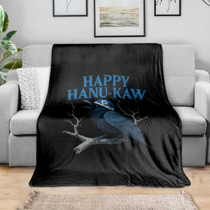 Funny Hanukkah Crow Throw Blanket Happy Hanukaw Jewish Holiday TS11 Print Your Wear