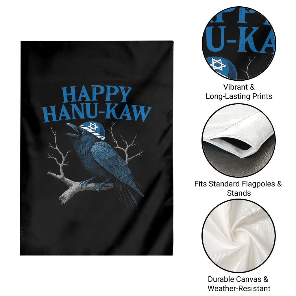 Funny Hanukkah Crow Garden Flag Happy Hanukaw Jewish Holiday TS11 Print Your Wear