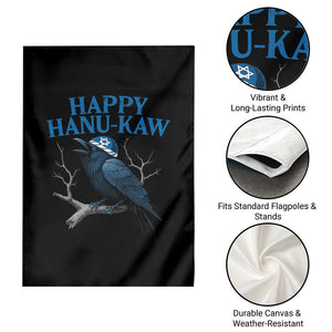 Funny Hanukkah Crow Garden Flag Happy Hanukaw Jewish Holiday TS11 Print Your Wear