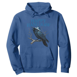 Funny Hanukkah Crow Hoodie Happy Hanukaw Jewish Holiday TS11 Royal Blue Print Your Wear