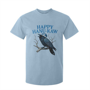 Funny Hanukkah Crow T Shirt For Kid Happy Hanukaw Jewish Holiday TS11 Light Blue Print Your Wear
