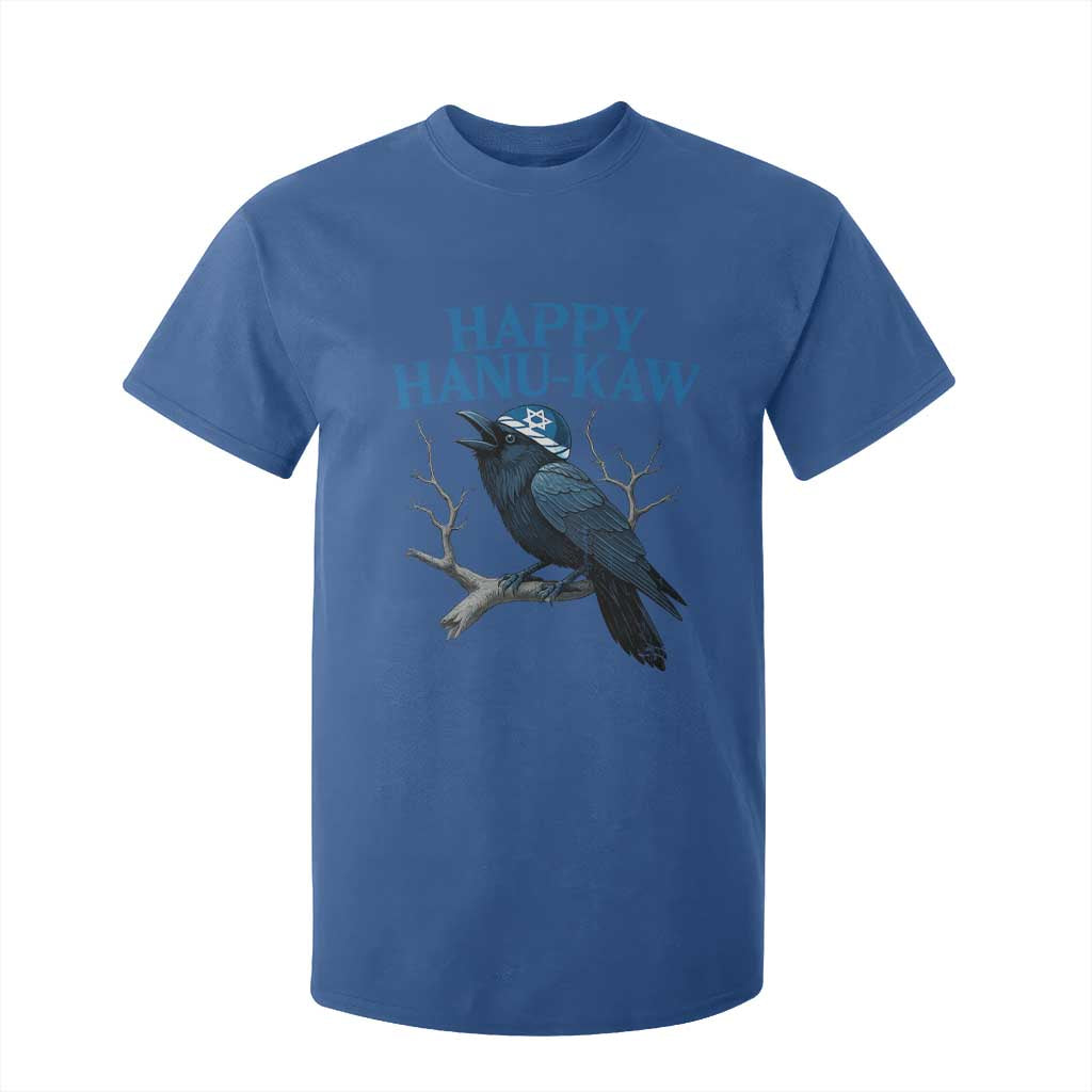Funny Hanukkah Crow T Shirt For Kid Happy Hanukaw Jewish Holiday TS11 Royal Blue Print Your Wear
