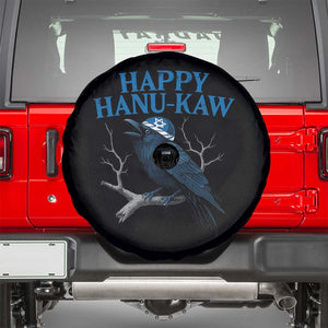 Funny Hanukkah Crow Spare Tire Cover Happy Hanukaw Jewish Holiday TS11 Black Print Your Wear