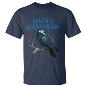 Funny Hanukkah Crow T Shirt Happy Hanukaw Jewish Holiday TS11 Navy Print Your Wear