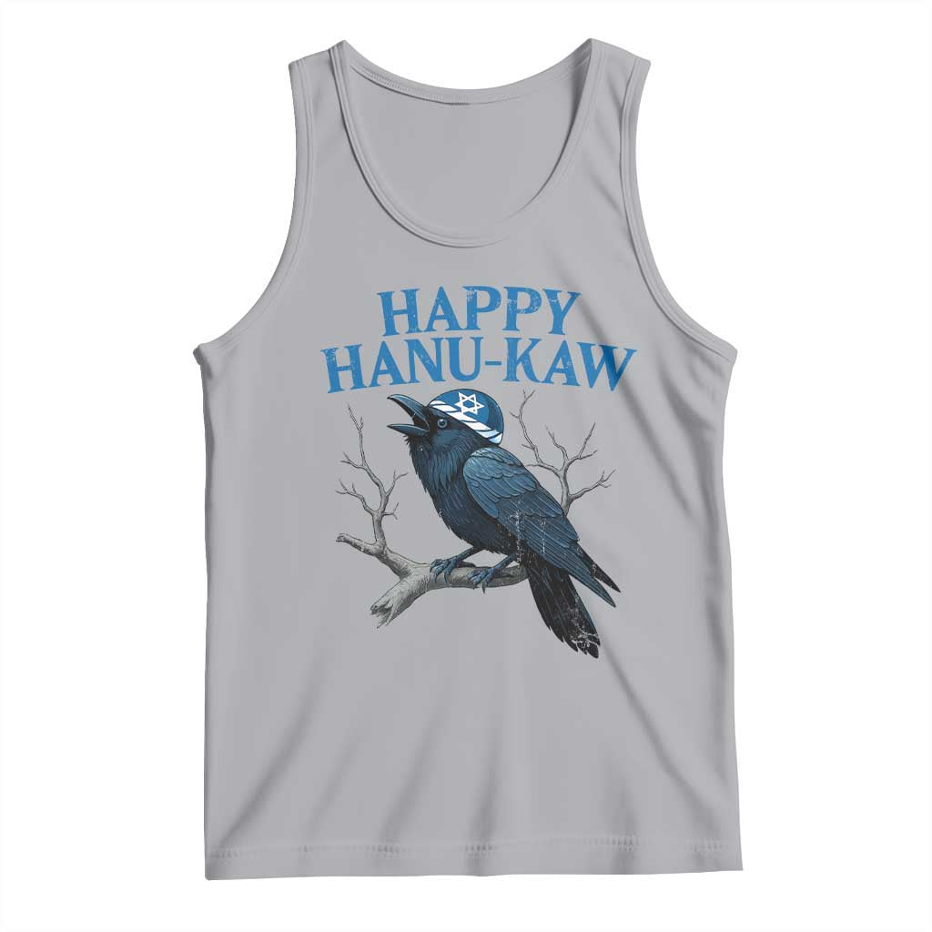 Funny Hanukkah Crow Tank Top Happy Hanukaw Jewish Holiday TS11 Athletic Heather Print Your Wear