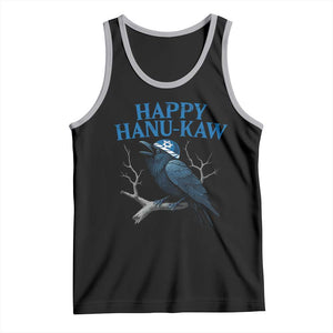 Funny Hanukkah Crow Tank Top Happy Hanukaw Jewish Holiday TS11 Black Athletic Heather Print Your Wear