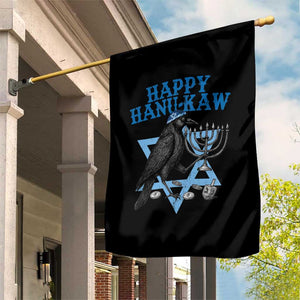 Funny Hanukkah Crow Garden Flag Happy Hanukaw Jewish Holiday Chanukah Menorah TS11 Print Your Wear