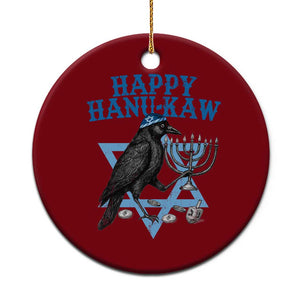 Funny Hanukkah Crow Ceramic Ornament Happy Hanukaw Jewish Holiday Chanukah Menorah TS11 1pc Red Print Your Wear