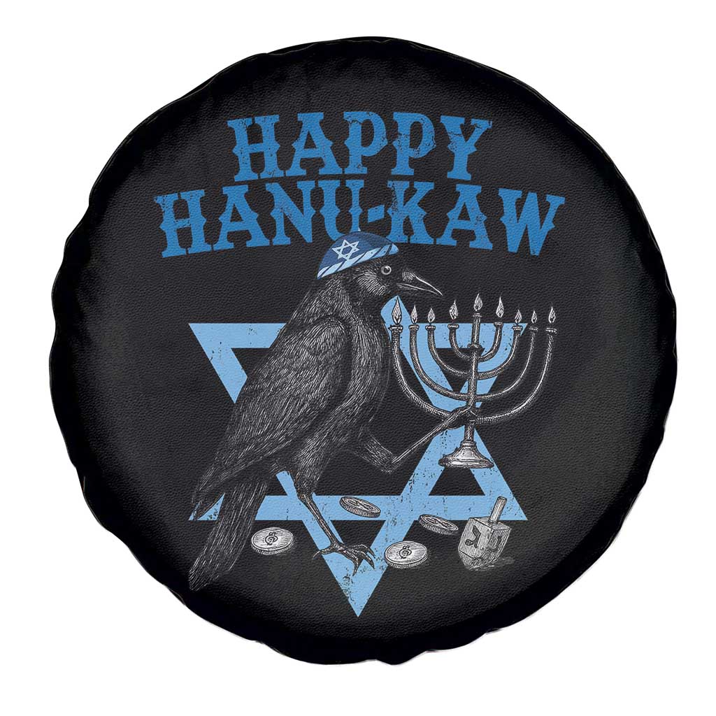Funny Hanukkah Crow Spare Tire Cover Happy Hanukaw Jewish Holiday Chanukah Menorah TS11 Print Your Wear