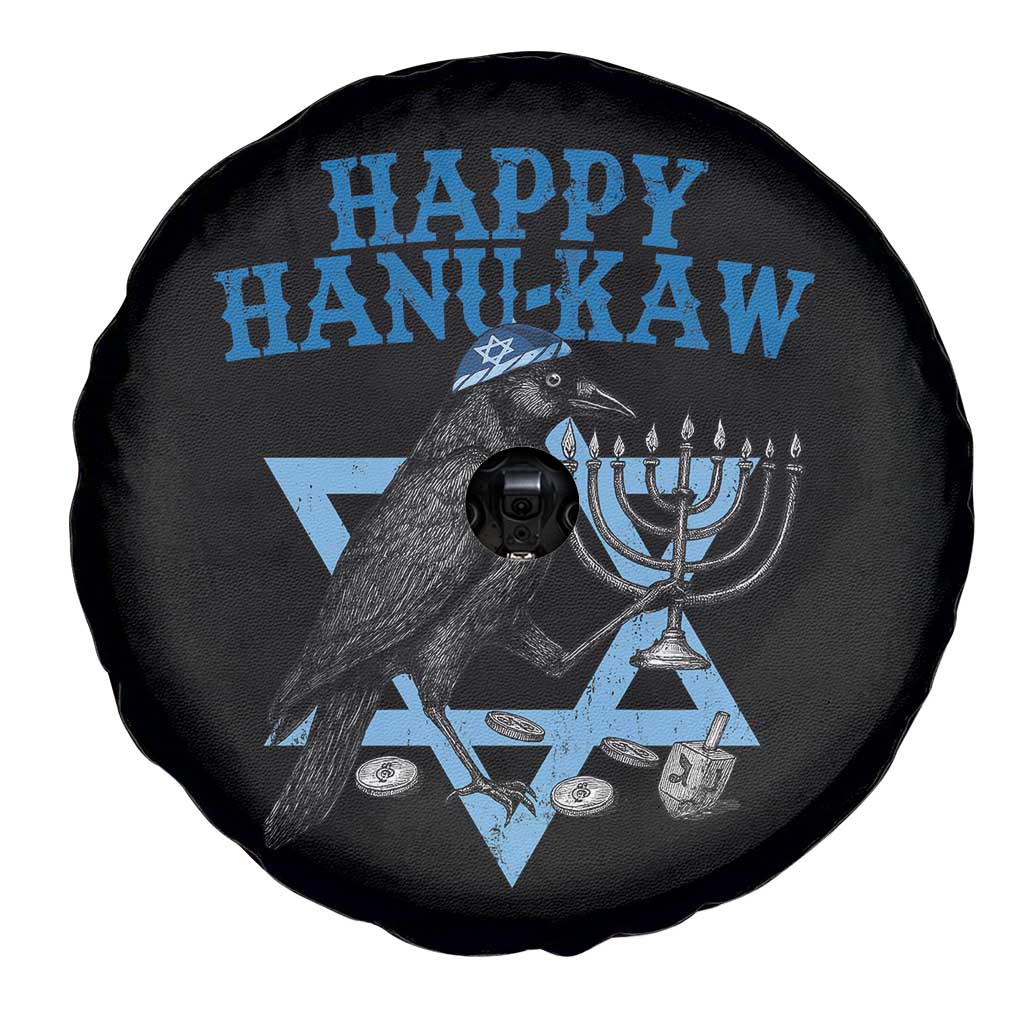 Funny Hanukkah Crow Spare Tire Cover Happy Hanukaw Jewish Holiday Chanukah Menorah TS11 Print Your Wear