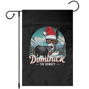 Christmas Italian Donkey Garden Flag Funny Domick The Donkey Holiday Xmas TS11 Black Print Your Wear