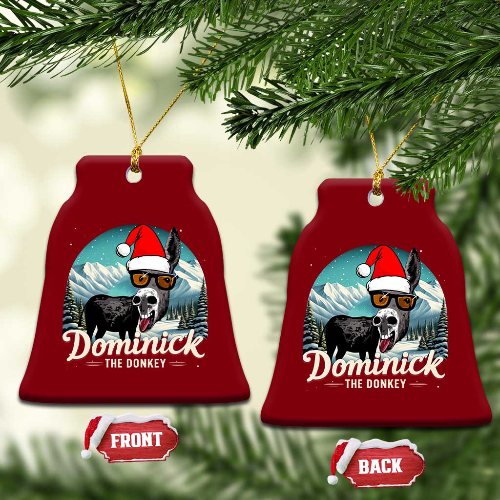 Christmas Italian Donkey Ceramic Ornament Funny Domick The Donkey Holiday Xmas TS11 Print Your Wear