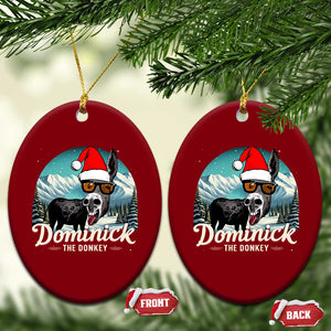 Christmas Italian Donkey Ceramic Ornament Funny Domick The Donkey Holiday Xmas TS11 Print Your Wear
