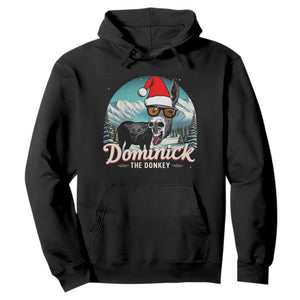 Christmas Italian Donkey Hoodie Funny Domick The Donkey Holiday Xmas TS11 Black Print Your Wear