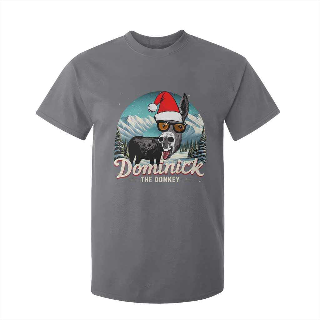 Christmas Italian Donkey T Shirt For Kid Funny Domick The Donkey Holiday Xmas TS11 Charcoal Print Your Wear