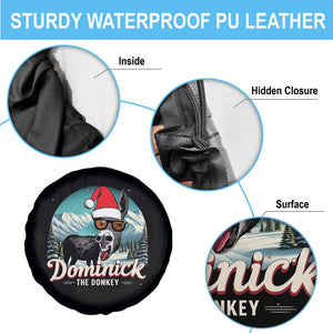Christmas Italian Donkey Spare Tire Cover Funny Domick The Donkey Holiday Xmas TS11 Print Your Wear