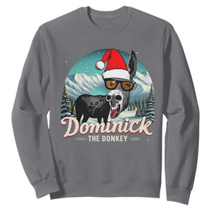 Christmas Italian Donkey Sweatshirt Funny Domick The Donkey Holiday Xmas TS11 Charcoal Print Your Wear