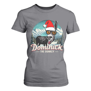 Christmas Italian Donkey T Shirt For Women Funny Domick The Donkey Holiday Xmas TS11 Charcoal Print Your Wear
