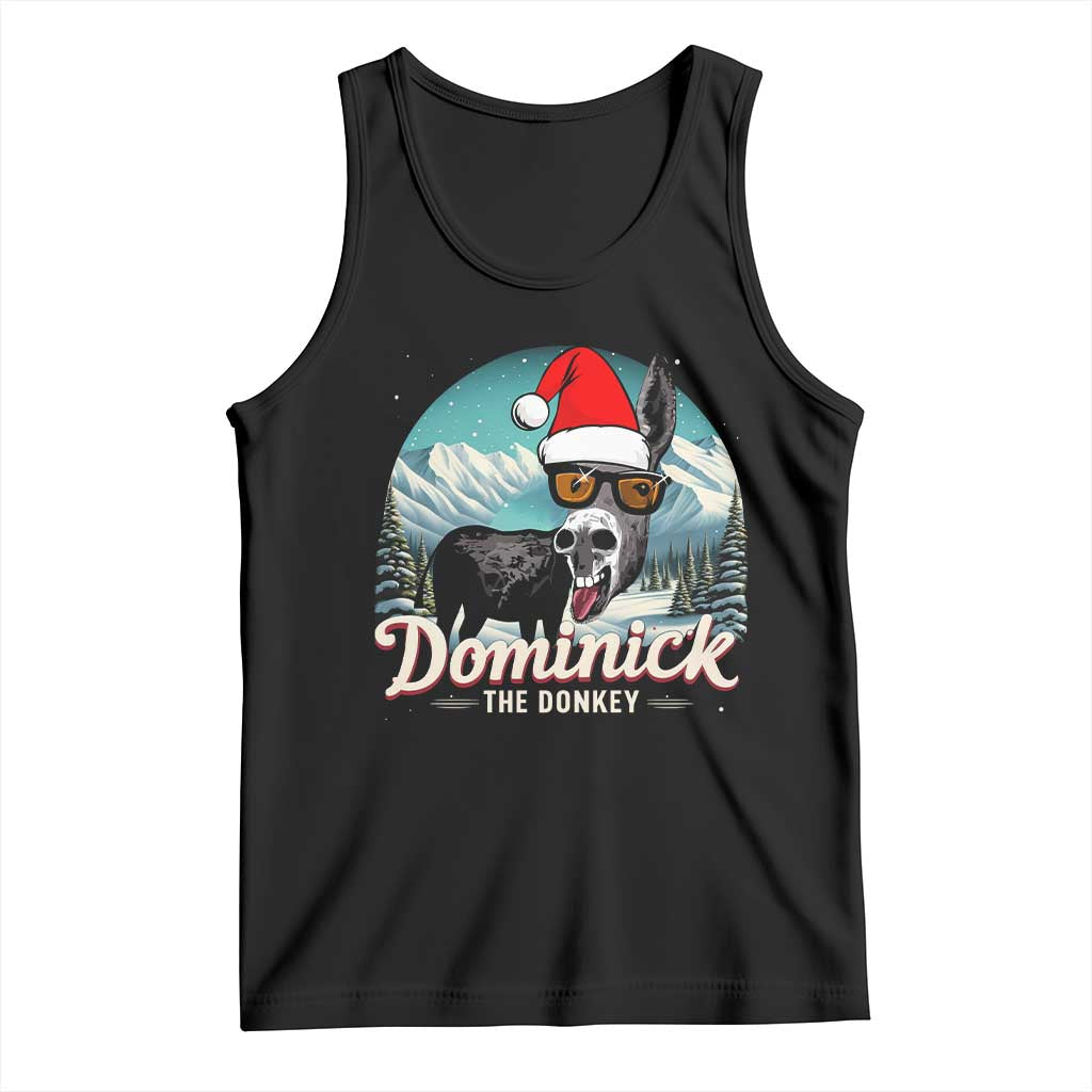 Christmas Italian Donkey Tank Top Funny Domick The Donkey Holiday Xmas TS11 Black Print Your Wear