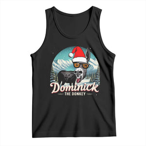 Christmas Italian Donkey Tank Top Funny Domick The Donkey Holiday Xmas TS11 Black Print Your Wear