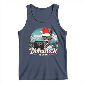 Christmas Italian Donkey Tank Top Funny Domick The Donkey Holiday Xmas TS11 Navy Print Your Wear