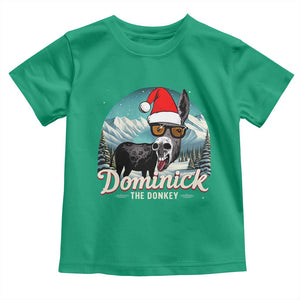 Christmas Italian Donkey Toddler T Shirt Funny Domick The Donkey Holiday Xmas TS11 Irish Green Print Your Wear
