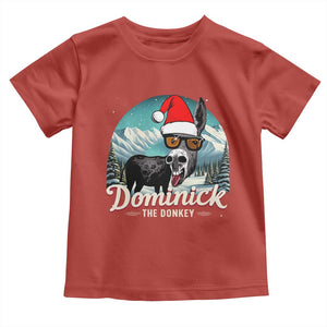 Christmas Italian Donkey Toddler T Shirt Funny Domick The Donkey Holiday Xmas TS11 Red Print Your Wear