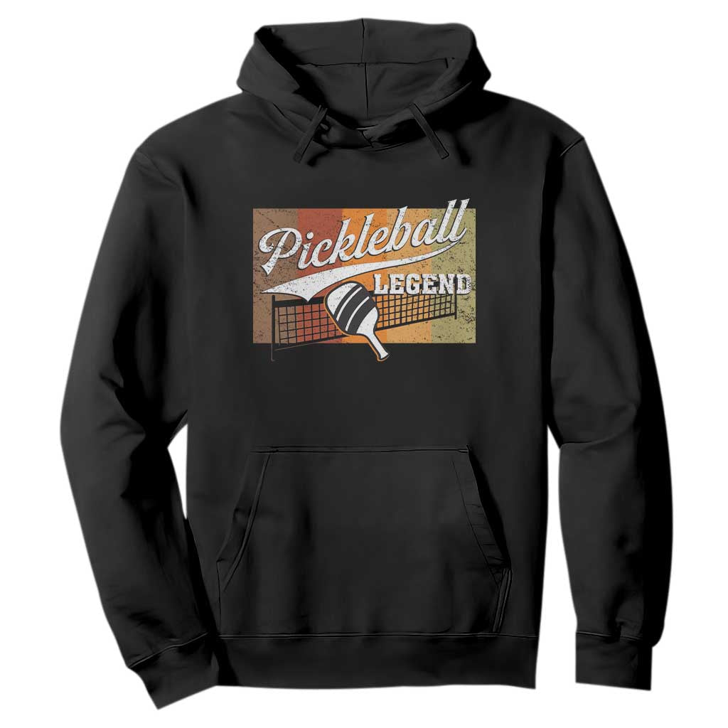 Funny Pickleball Legend Hoodie Pickleball Player Retro Sport Lover TS11 Black Print Your Wear