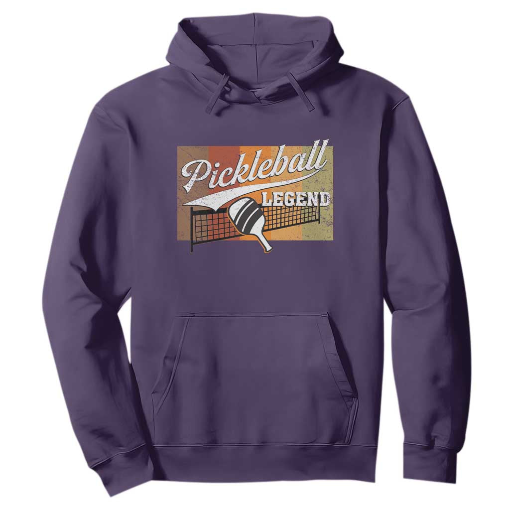 Funny Pickleball Legend Hoodie Pickleball Player Retro Sport Lover TS11 Purple Print Your Wear